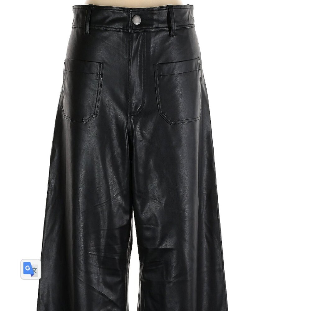 NWT Zara Faux leather culottes
